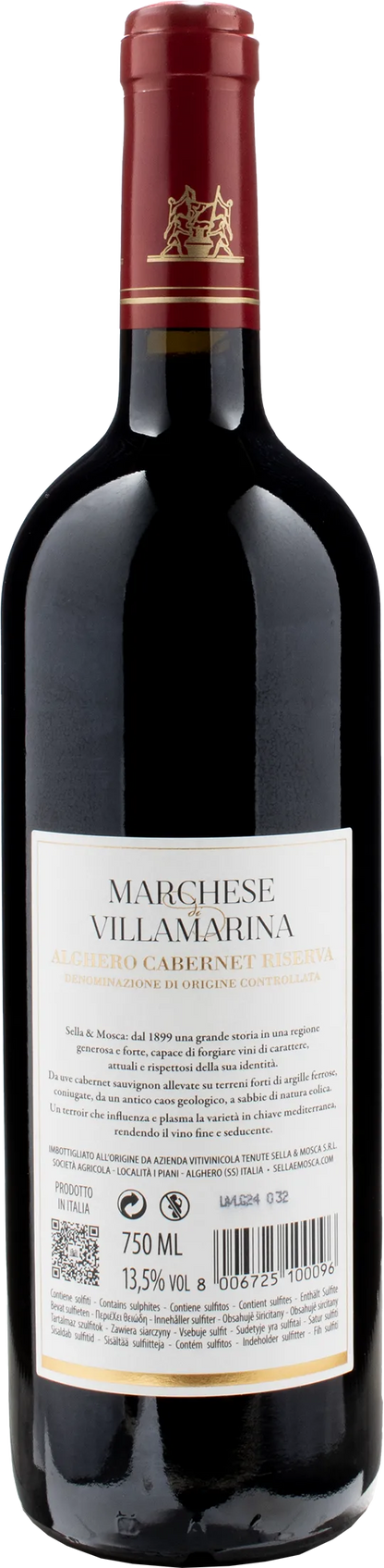 Sella & Mosca Alghero Cabernet Marchese di Villamarina Riserva 2020