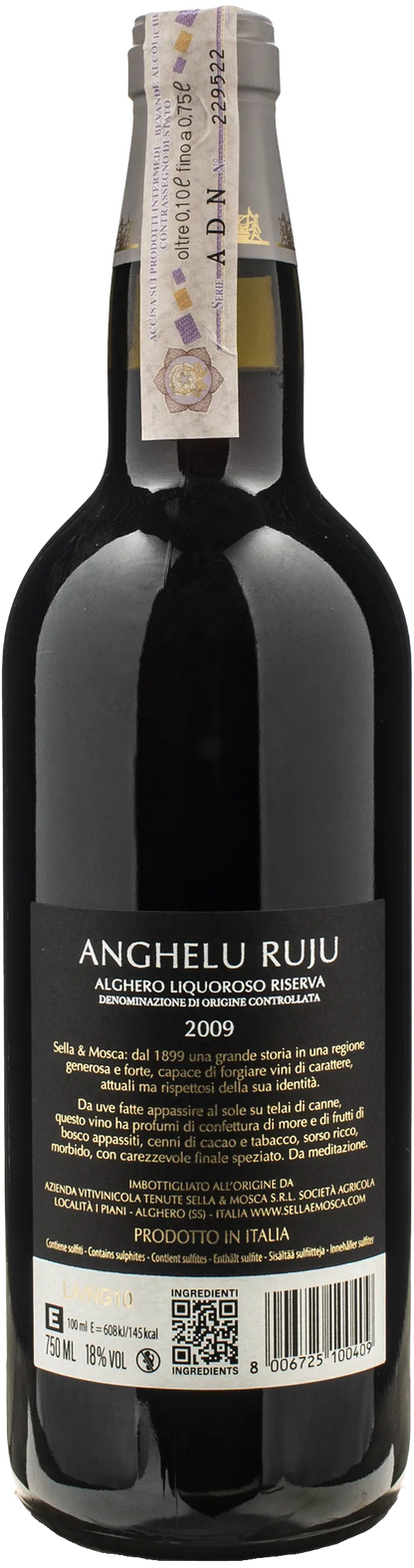 Sella & Mosca Alghero Liquoroso Riserva Anghelu Ruju 2009