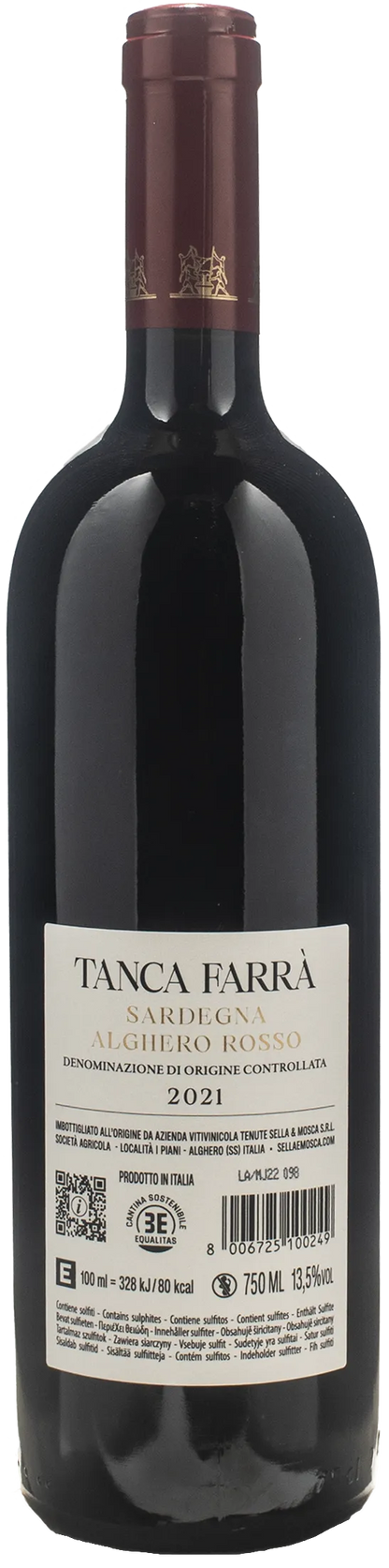 Sella & Mosca Alghero Rosso Tanca Farra 2021