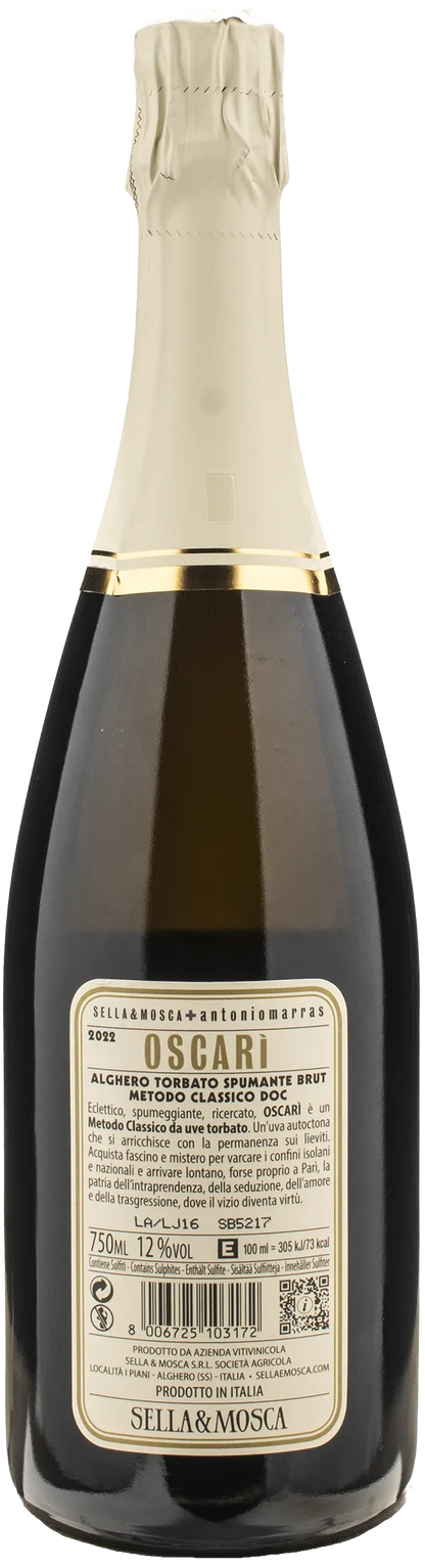 Sella & Mosca Alghero Torbato Spumante Metodo Classico Brut Oscari 2022