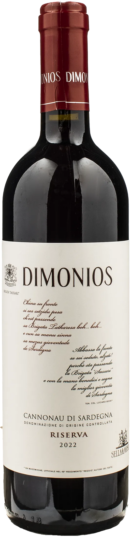 Sella & Mosca Cannonau Riserva Dimonios 2022