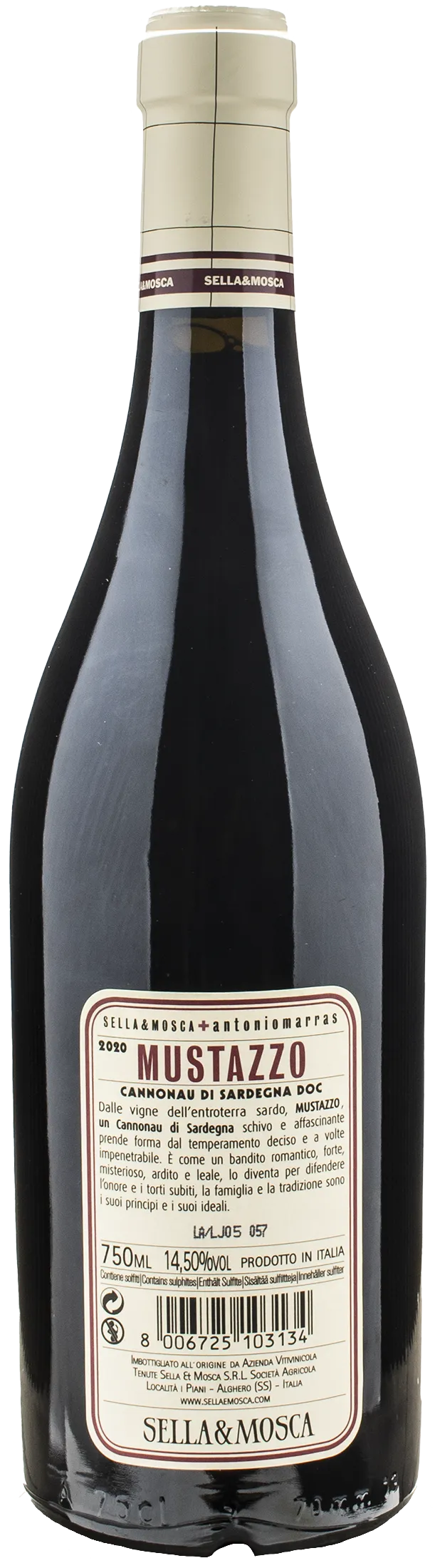 Sella & Mosca Cannonau Sardegna Mustazzo 2020