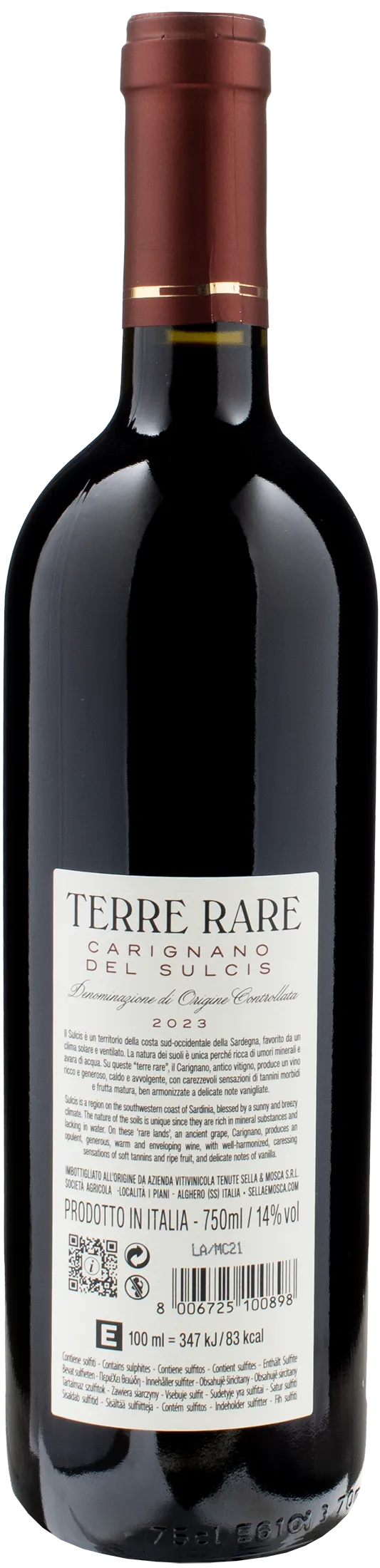 Sella & Mosca Carignano del Sulcis Terre Rare 2023