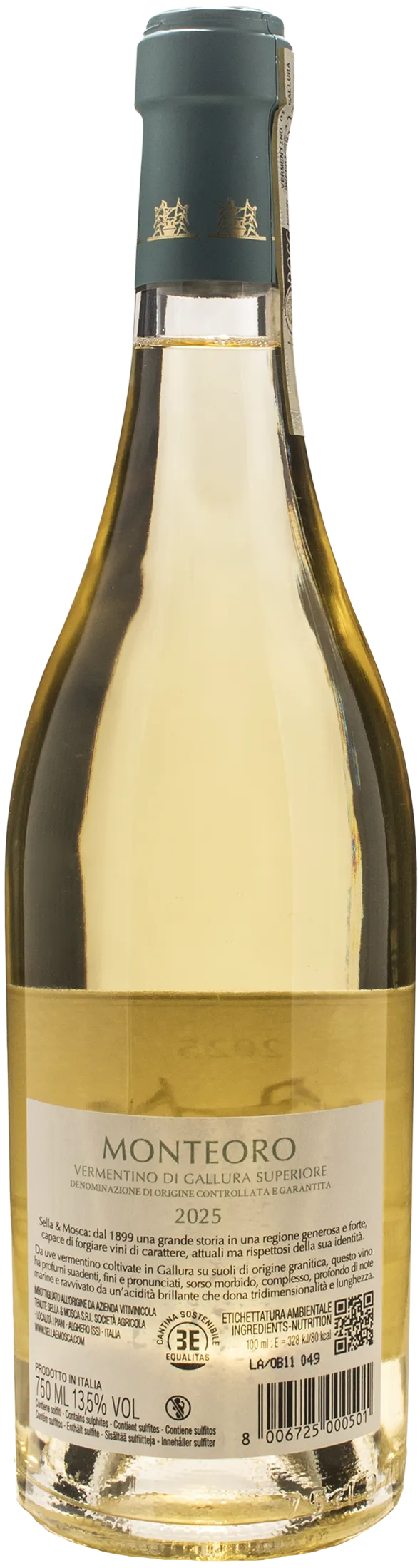 Sella & Mosca Vermentino Superiore Monteoro 2025