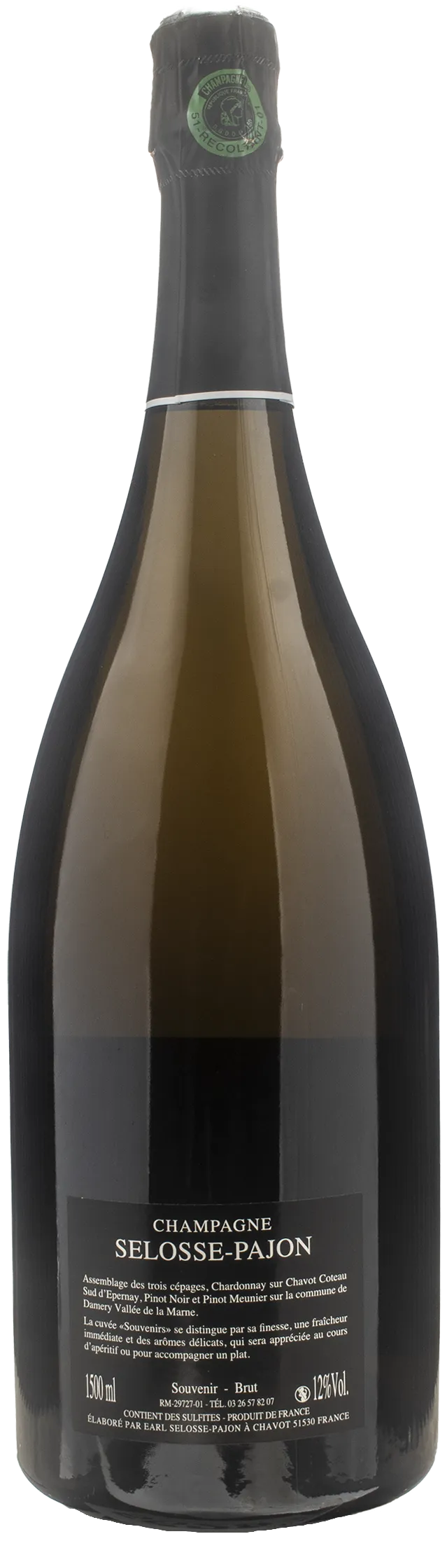 Selosse Pajon Champagne Souvenir Brut Magnum