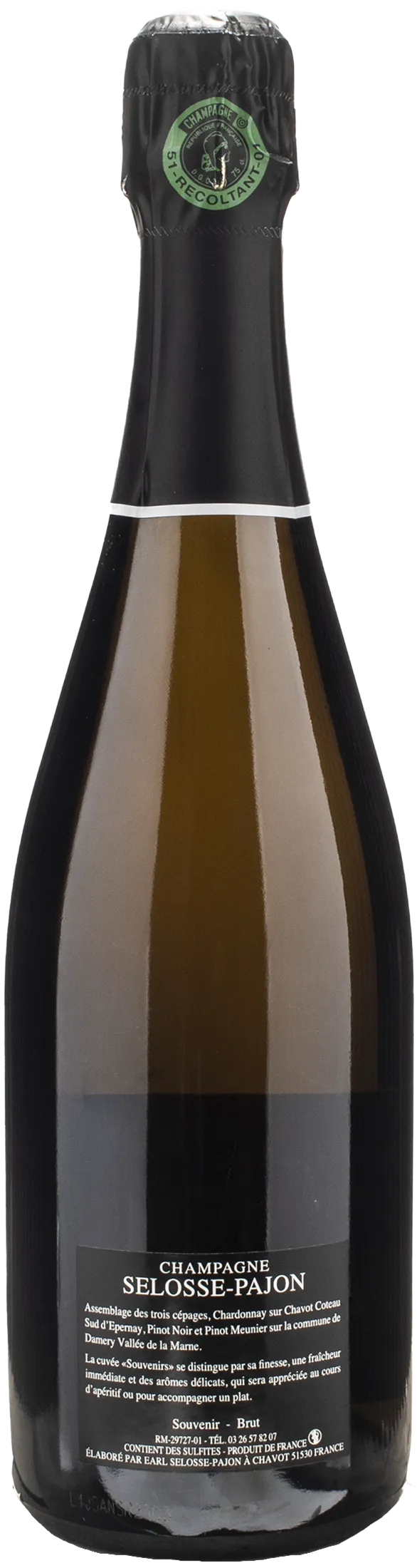 Selosse Pajon Champagne Souvenir Brut