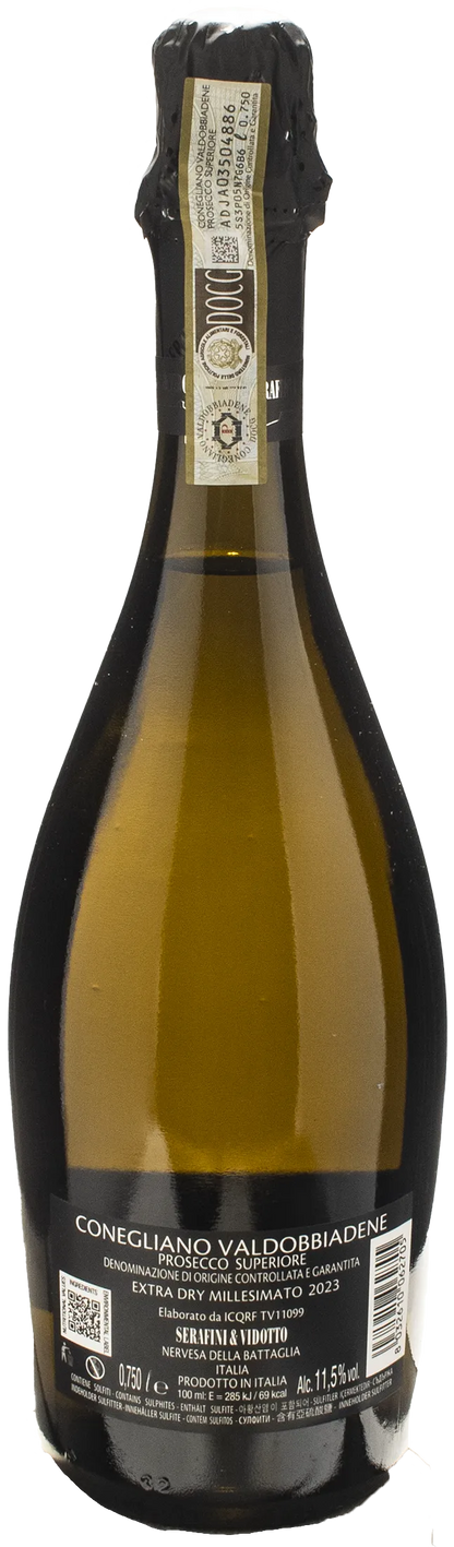 Serafini e Vidotto Conegliano Valdobbiadene Prosecco Superiore Bollicine di Prosecco Extra Dry 2023