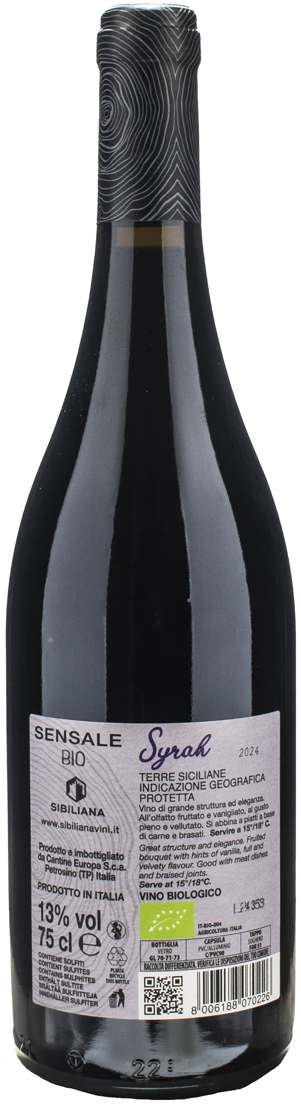 Sibiliana Sensale Syrah 2024