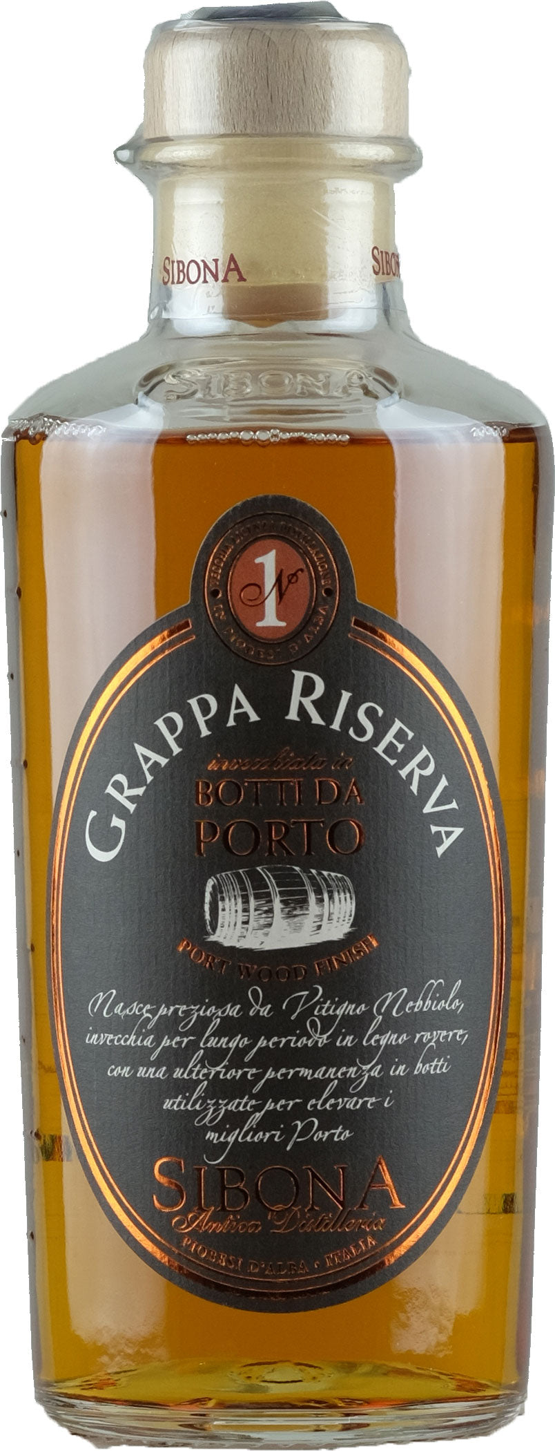 Sibona Grappa Riserva Botti da Porto 0.5L