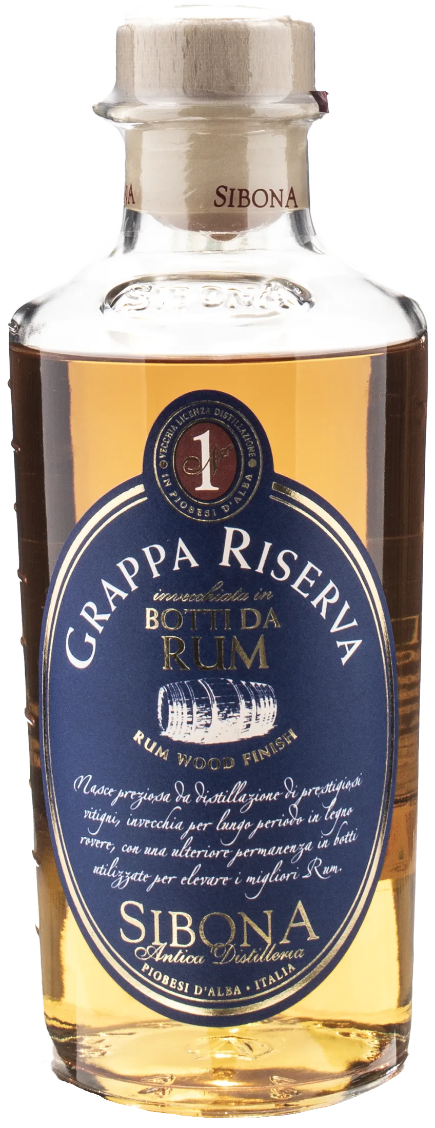 Sibona Grappa Riserva Botti da Rum 0.5L