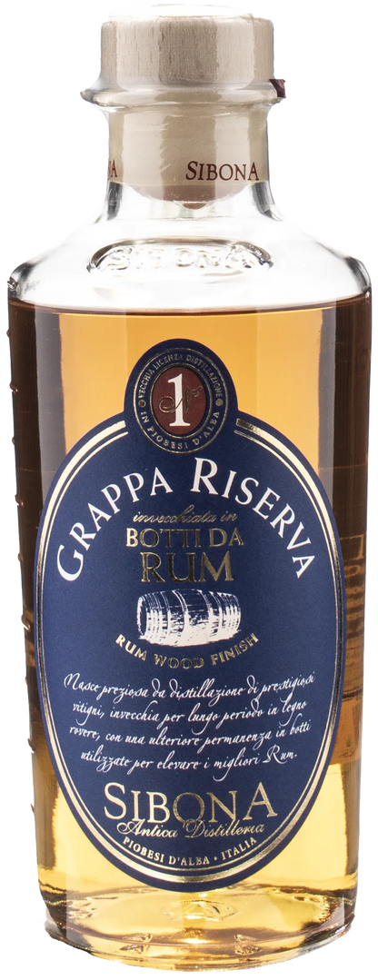 Sibona Grappa Riserva Botti da Rum 0.5L