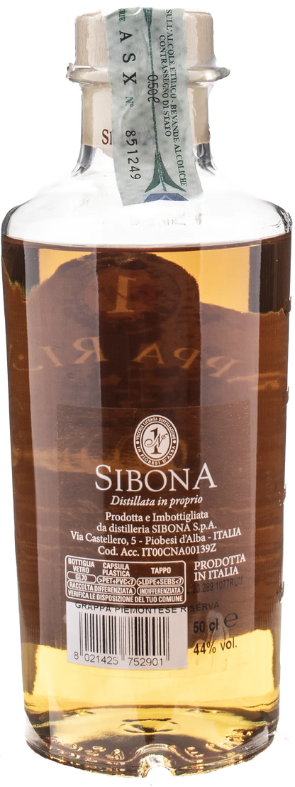 Sibona Grappa Riserva Botti da Rum 0.5L