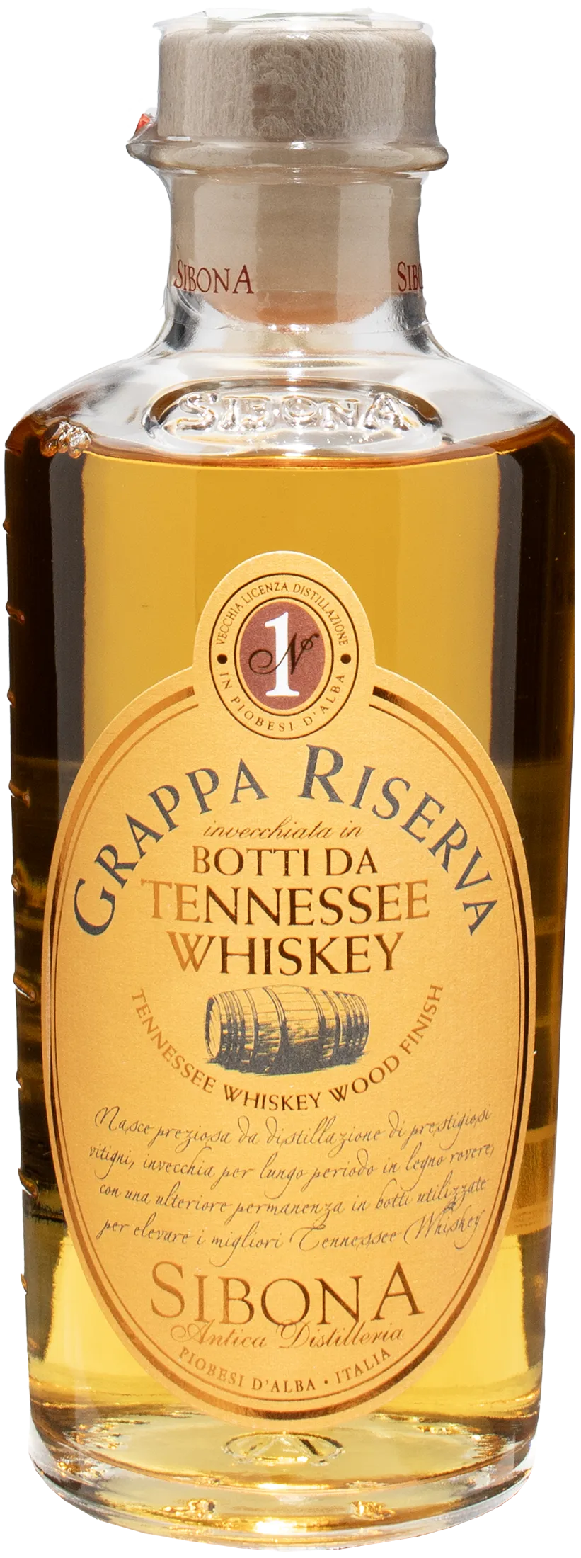 Sibona Grappa riserva Botti da Tennessee Whiskey 0.5L