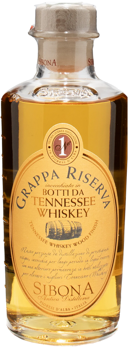 Sibona Grappa riserva Botti da Tennessee Whiskey 0.5L