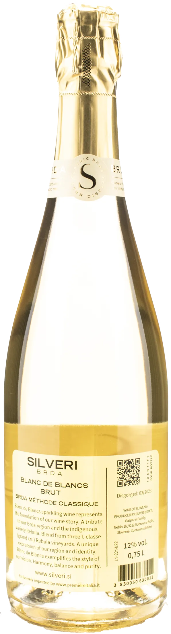 Silveri Blanc de Blancs Methode Classique BRDA Brut