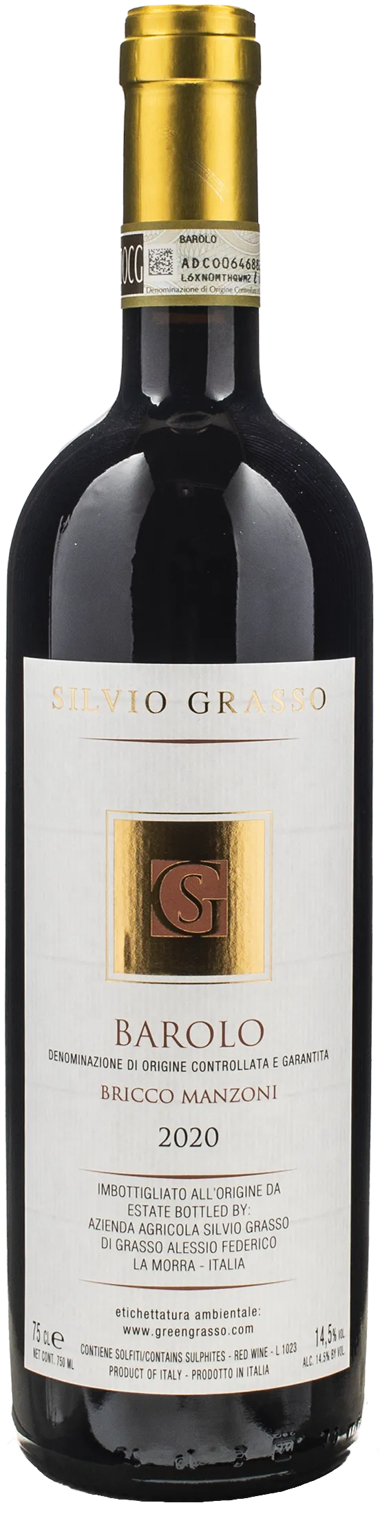 Silvio Grasso Barolo Bricco Manzoni 2020