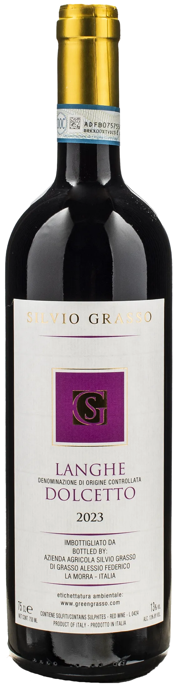 Silvio Grasso Langhe Dolcetto 2023