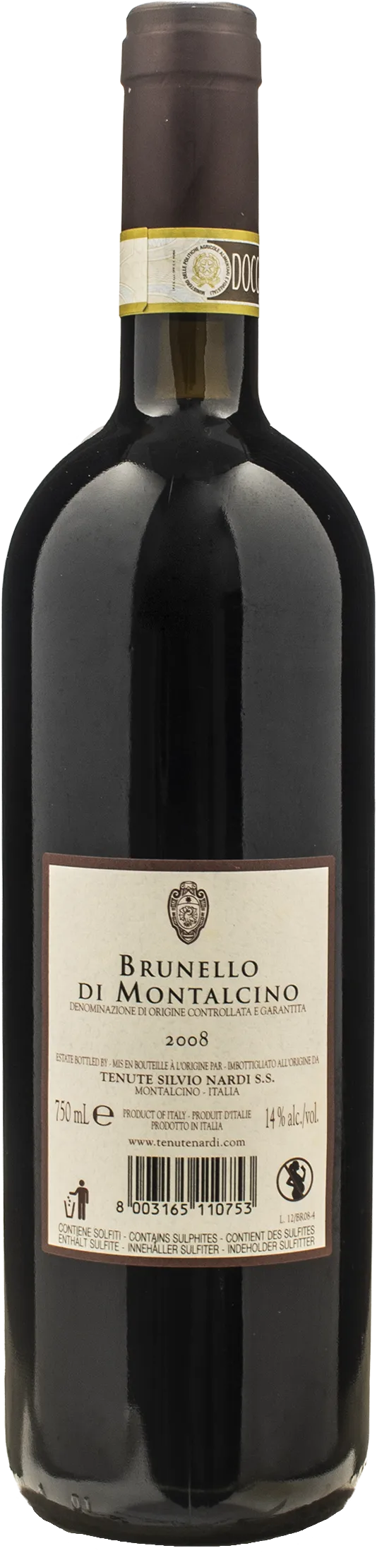 Silvio Nardi Brunello di Montalcino 2008
