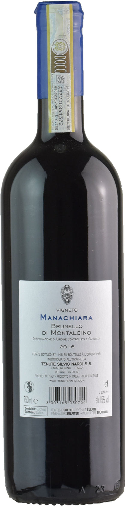 Silvio Nardi Brunello di Montalcino Manachiara 2016