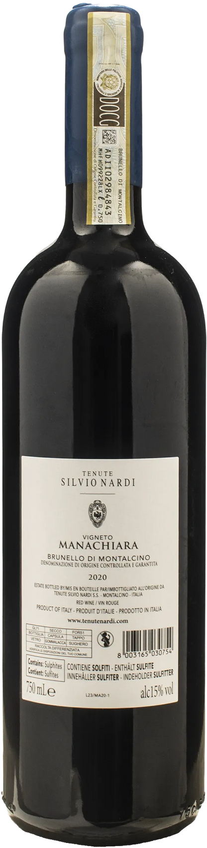 Silvio Nardi Brunello di Montalcino Manachiara 2020