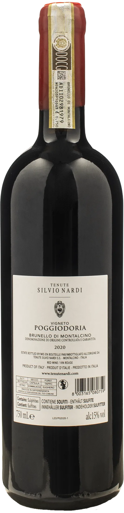Silvio Nardi Brunello di Montalcino Poggio Doria 2020