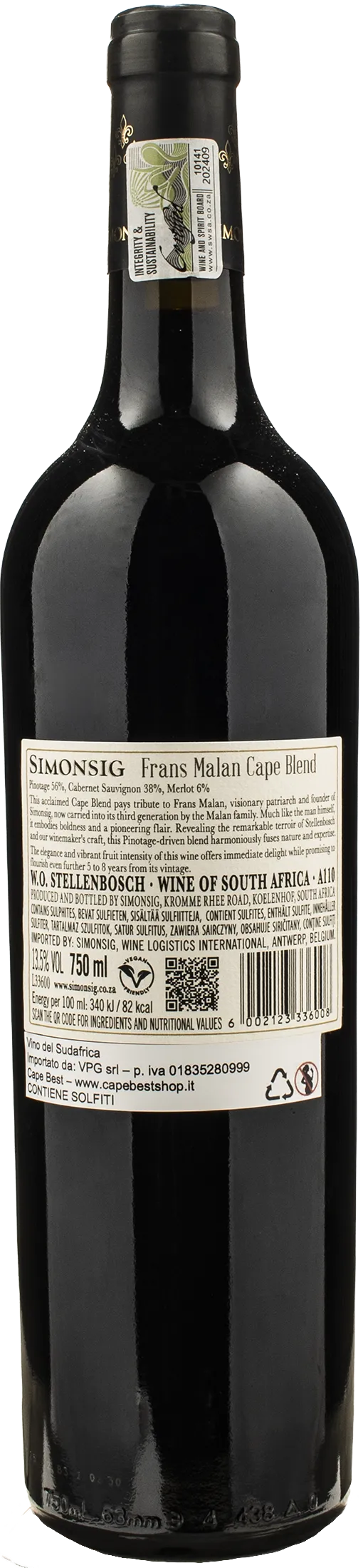 Simonsig Frans Malan Cape Blend 2021