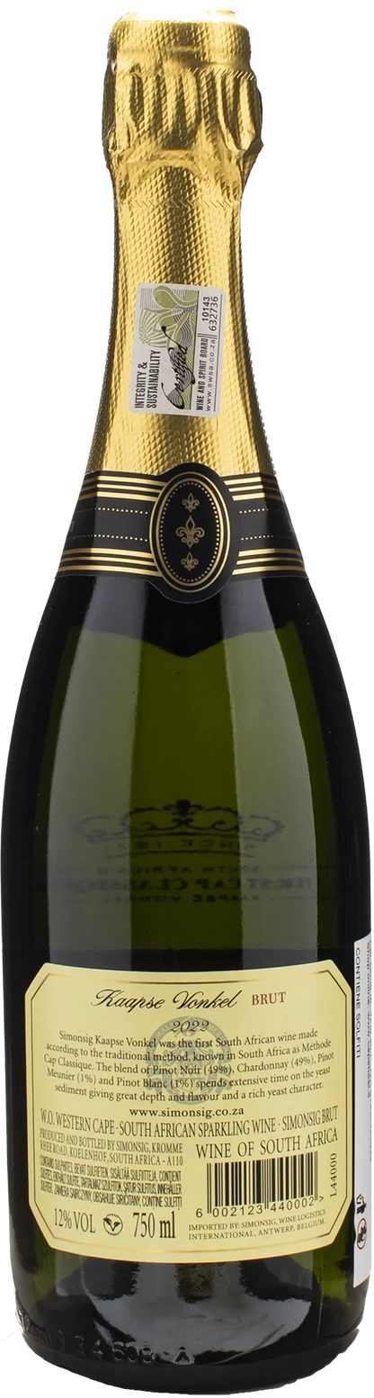 Simonsig Kaapse Vonkel Cap Classique Brut 2022