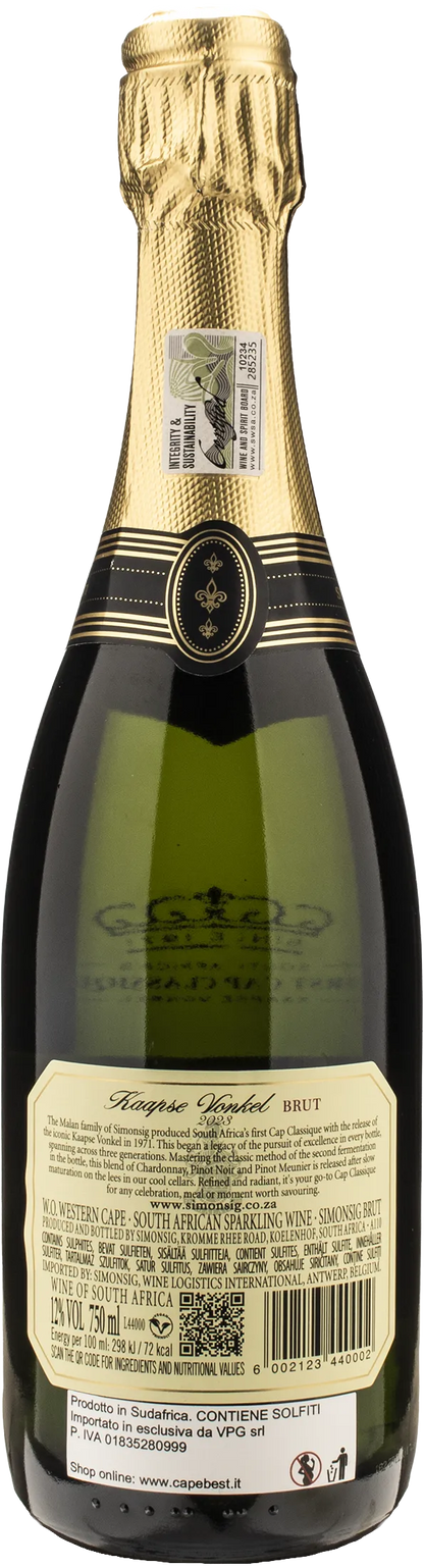 Simonsig Kaapse Vonkel Cap Classique Brut 2023