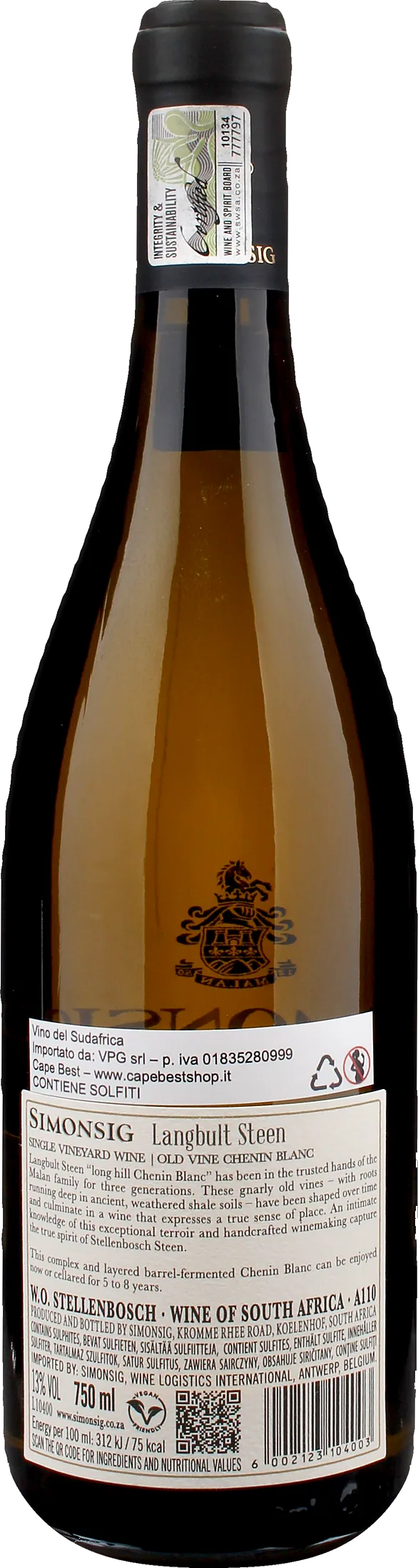 Simonsig Langbult Steen Old Vine Chenin Blanc 2023