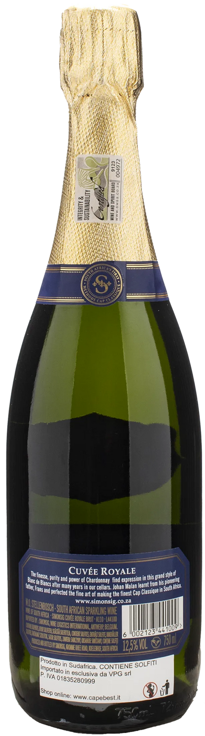 Simonsig Methode Cap Classique Cuvee Royale Blanc de Blancs 2017