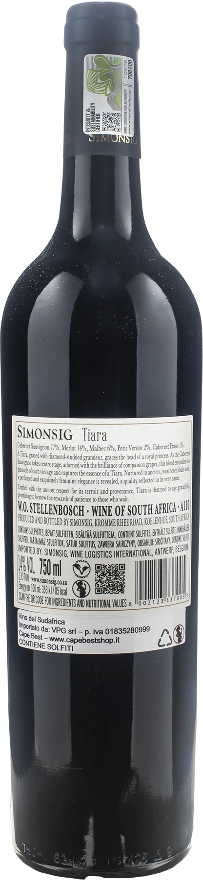 Simonsig Stellenbosch Tiara 2020