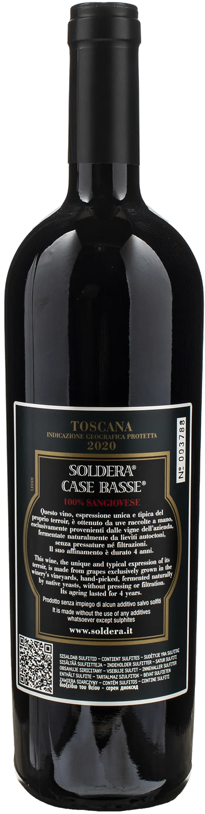 Soldera Case Basse Sangiovese 2020