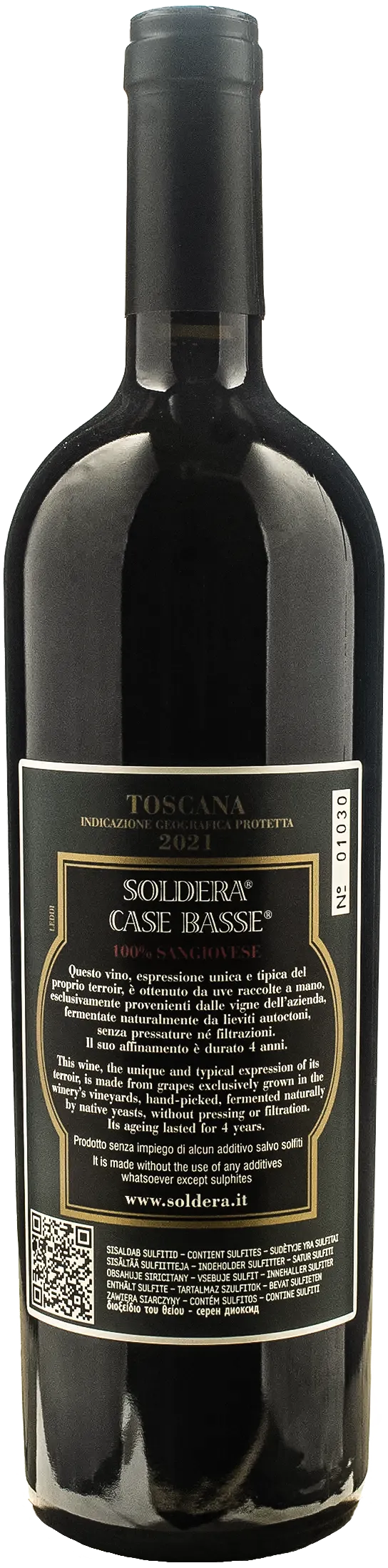 Soldera Case Basse Sangiovese 2021