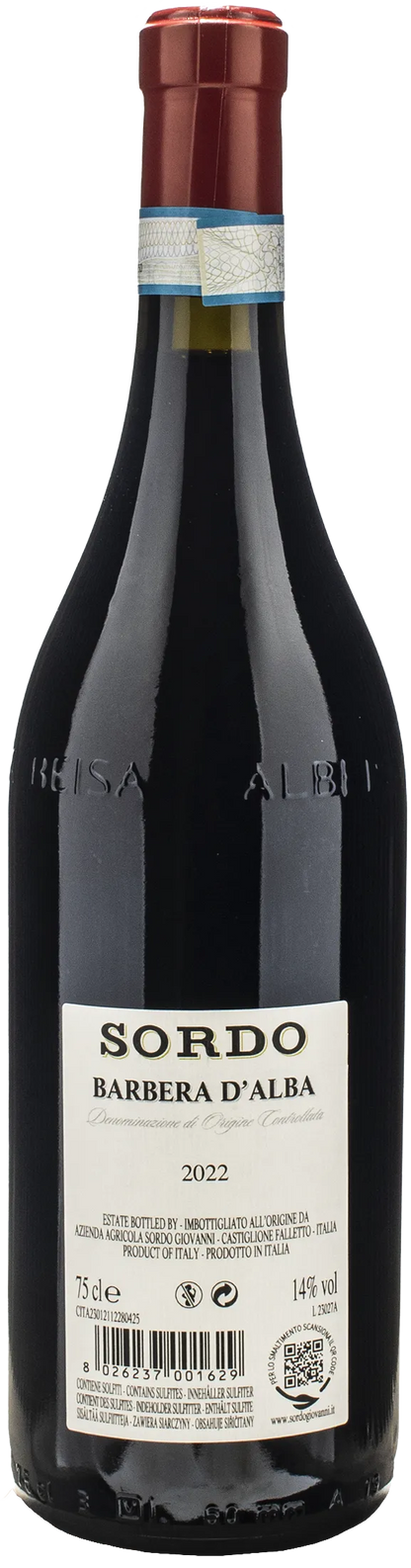 Sordo Giovanni Barbera d'Alba 2022