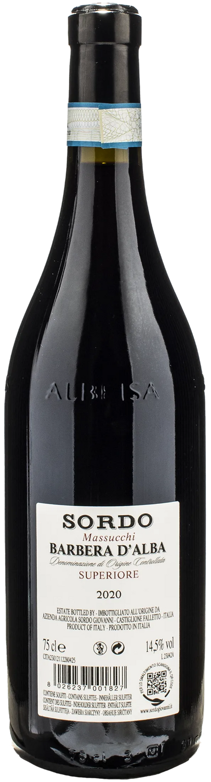 Sordo Giovanni Barbera d'Alba Superiore Massucchi 2020