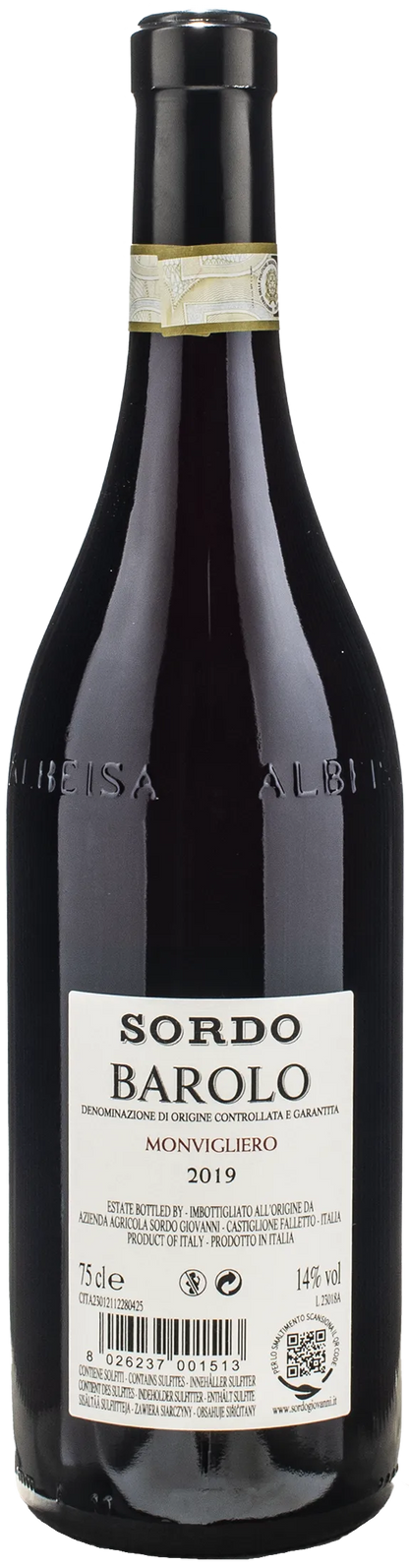 Sordo Giovanni Barolo Monvigliero 2019