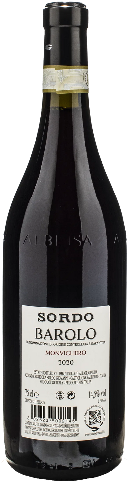 Sordo Giovanni Barolo Monvigliero 2020