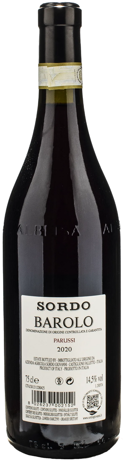 Sordo Giovanni Barolo Parussi 2020