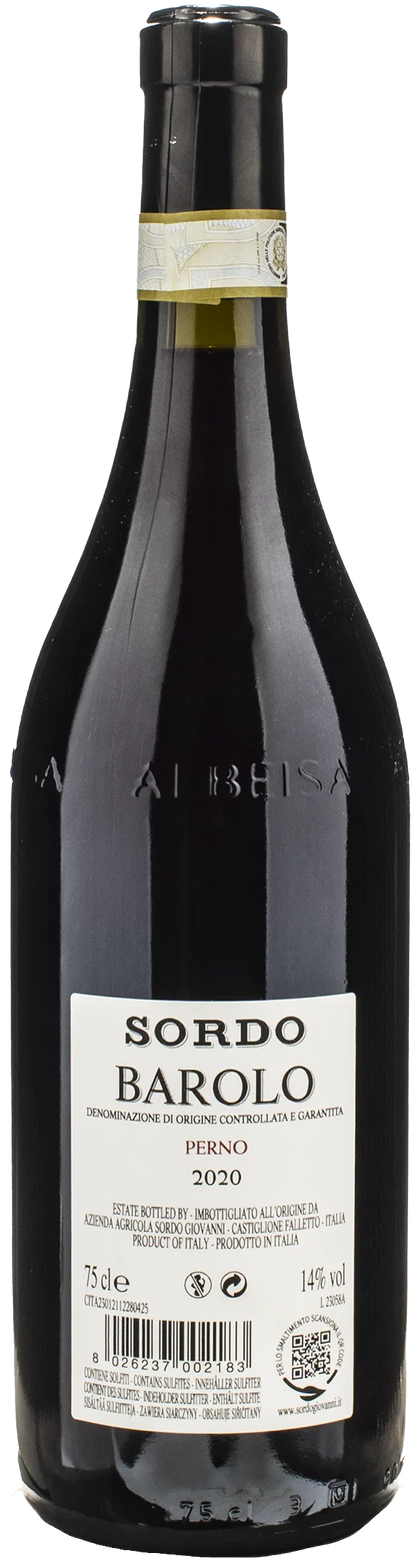 Sordo Giovanni Barolo Perno 2020
