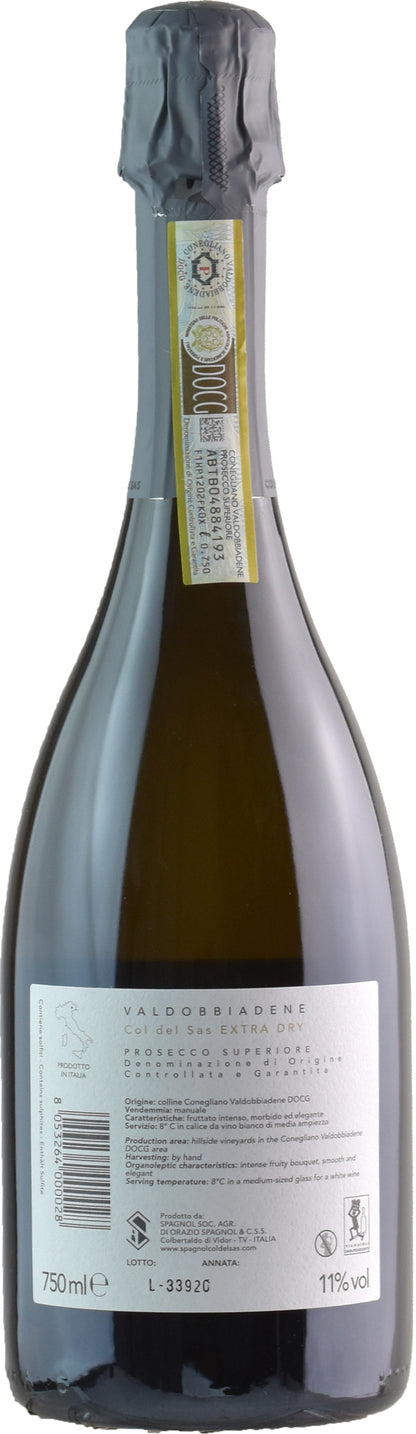 Spagnol Valdobbiadene Prosecco Superiore Col del Sas Extra Dry