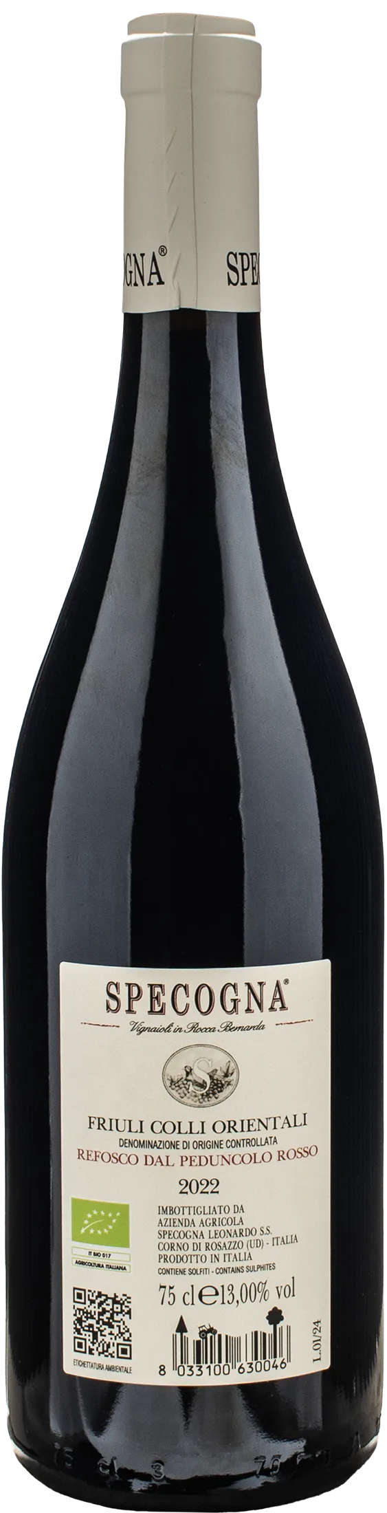 Specogna Refosco dal Peduncolo Rosso 2022