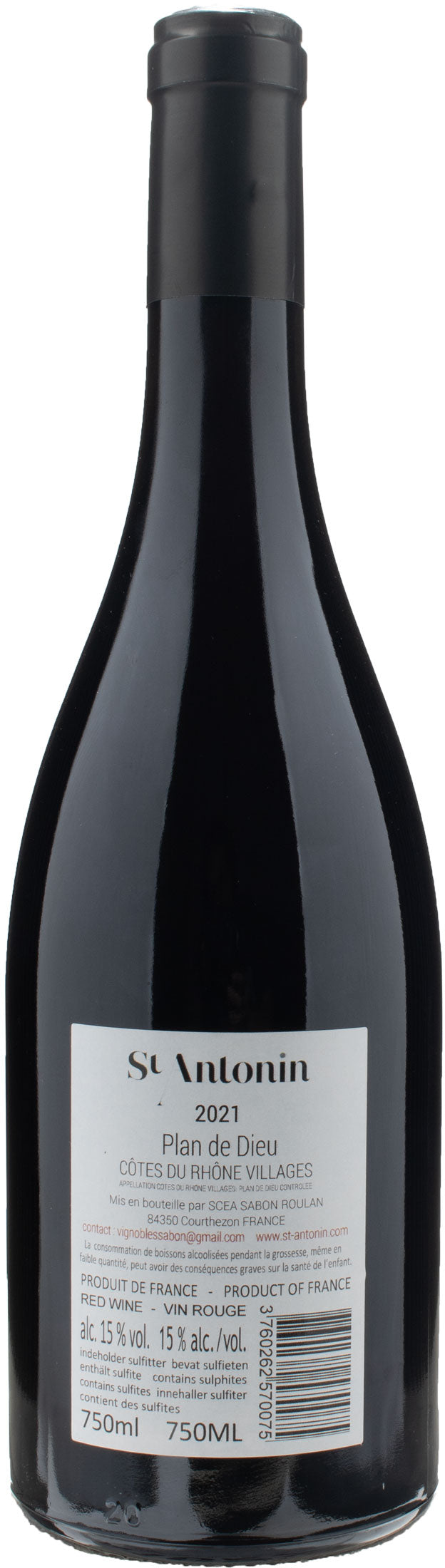 St Antonin Cotes du Rhone Villages Plan de Dieu 2021