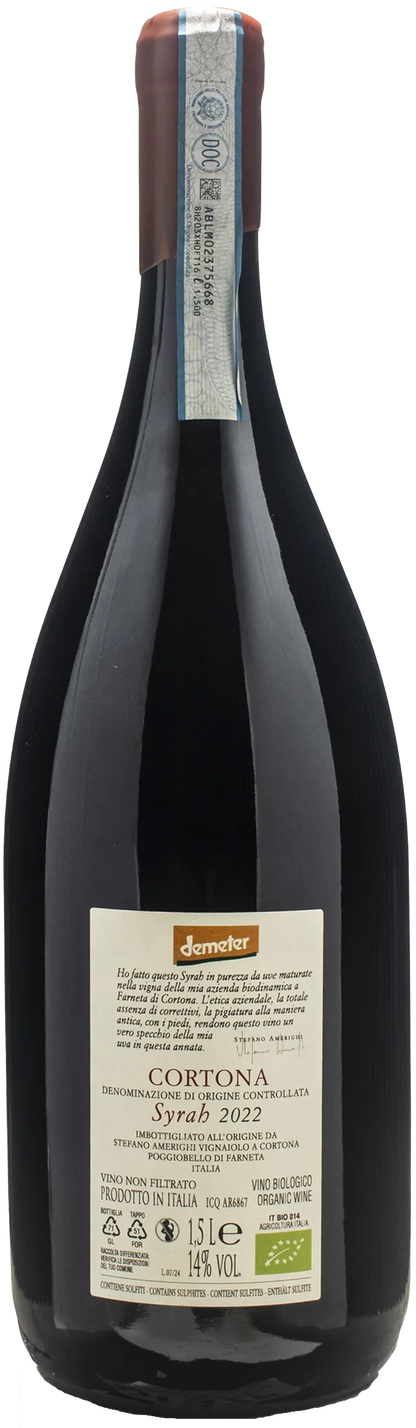 Stefano Amerighi Cortona Syrah Magnum 2022