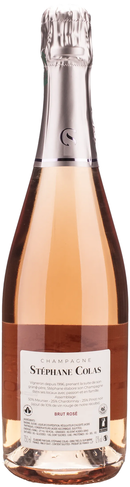 Stephane Colas Champagne Brut Rosè
