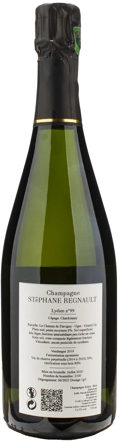Stephane Regnault Champagne Grand Cru Oger Lydien N99 Extra Brut