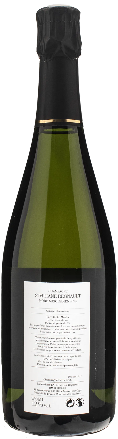 Stephane Regnault Champagne Grand Cru Oger MixoLydien N° 45 Extra Brut