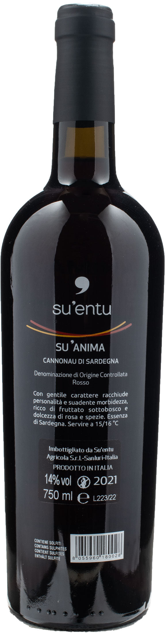 Su'Entu Su'Anima Cannonau di Sardegna 2021