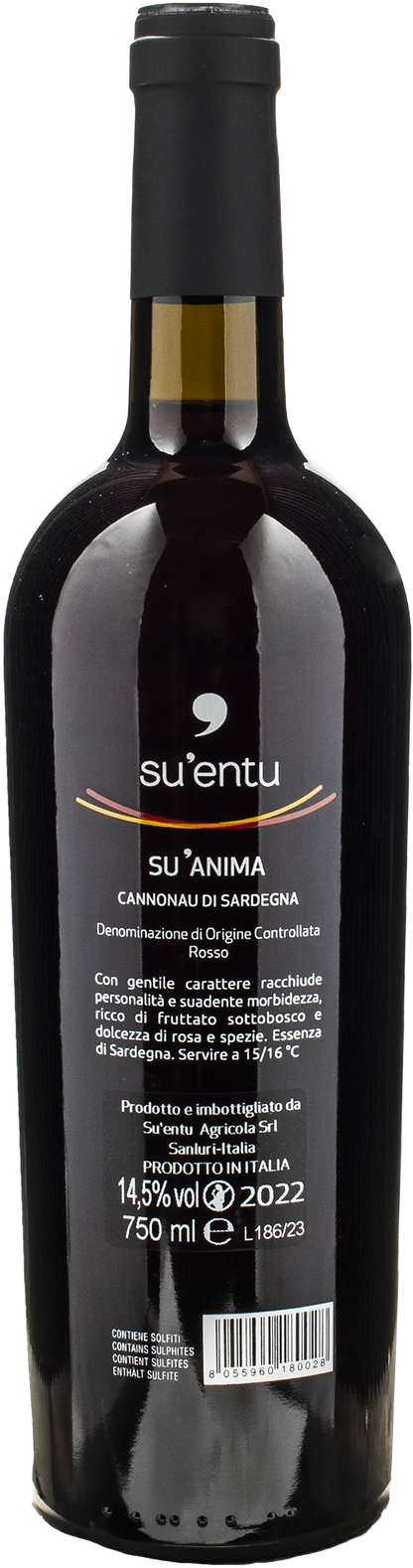 Su'Entu Su'Anima Cannonau di Sardegna 2022