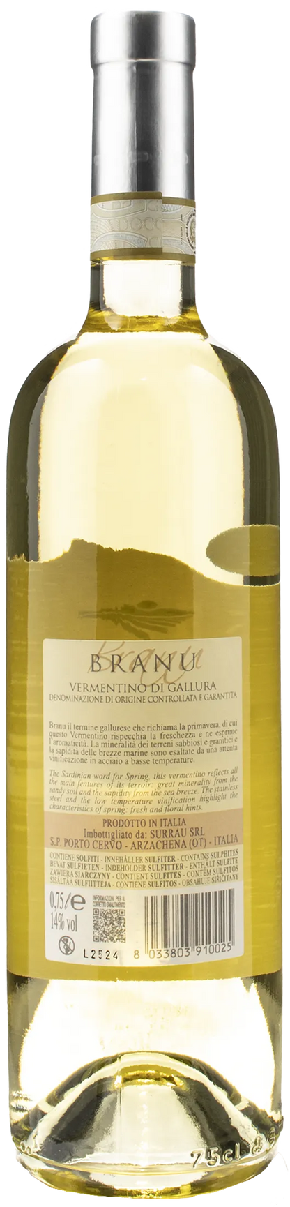 Surrau Vermentino di Gallura Branu 2023