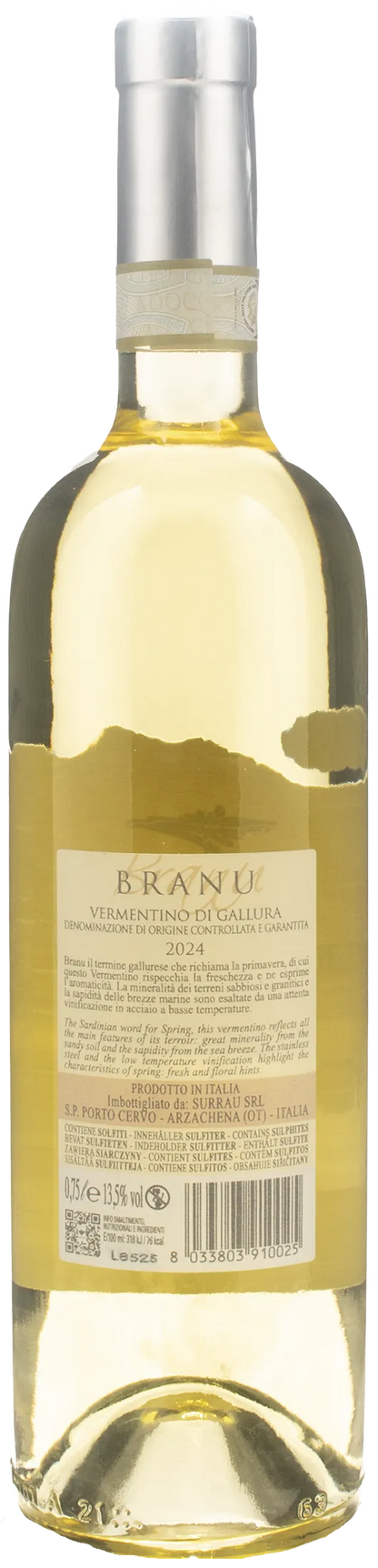 Surrau Vermentino di Gallura Branu 2024